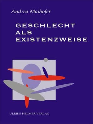 cover image of Geschlecht als Existenzweise